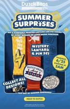2026 Dutch Bros Lanyard and Pin Sealed