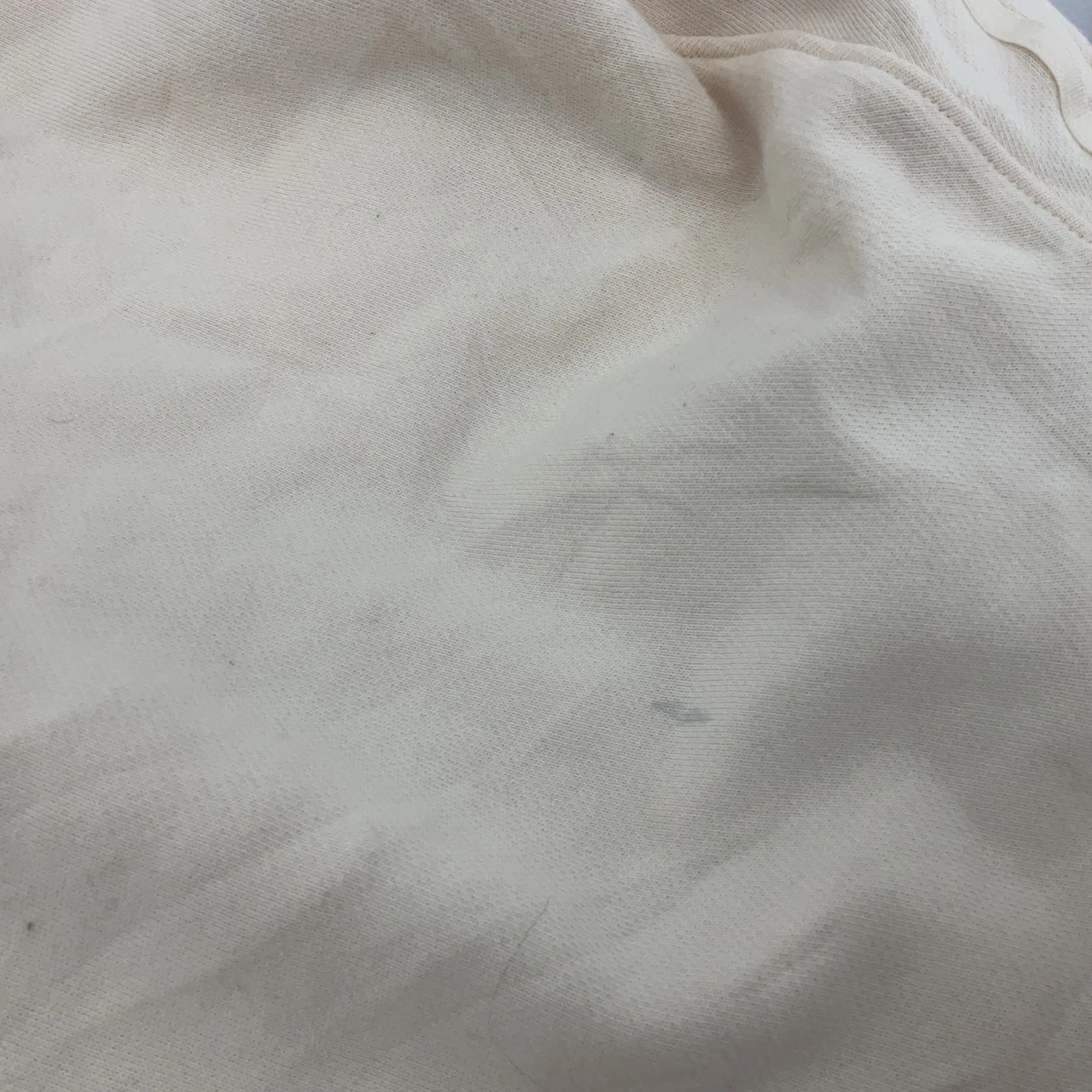 OFF WHITE Adidas Cream Cotone Pullover Felpa con Cappuccio Donna Medium