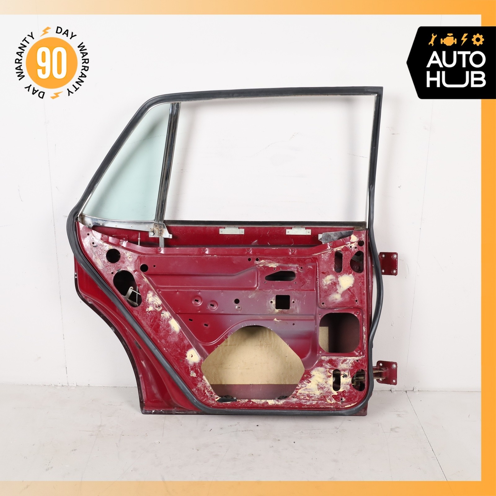 81-89 Rolls Royce Silver Spirit Rear Left Side Door Shell Red OEM 22k