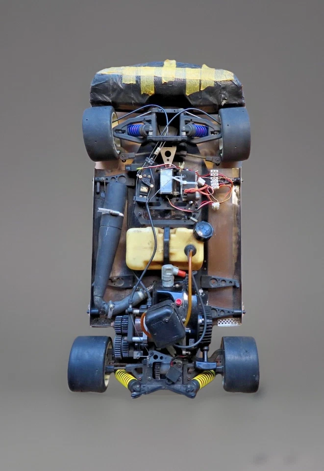 #SE4758# prächtiger RC Zenoah Ferrari Sportsline *VERY RAR* ungeprüft (94x45cm) - Bild 2 von 4