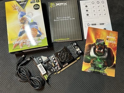 XFX GeForce 7300 GS 512 MB PCIe Low Profile   OVP & Zubehör   Retro / Sammler