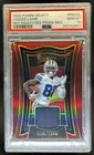 2020 Select CeeDee Lamb Rookie RC Jersey Red Prizm #RS-CDL PSA 10 GEM MINT