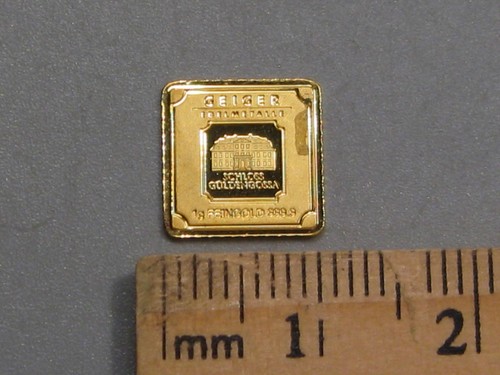 1 gram Gold Bar - Geiger Edelmetalle. 9999 Fine GOLD. # B0666012. - Picture 9 of 10