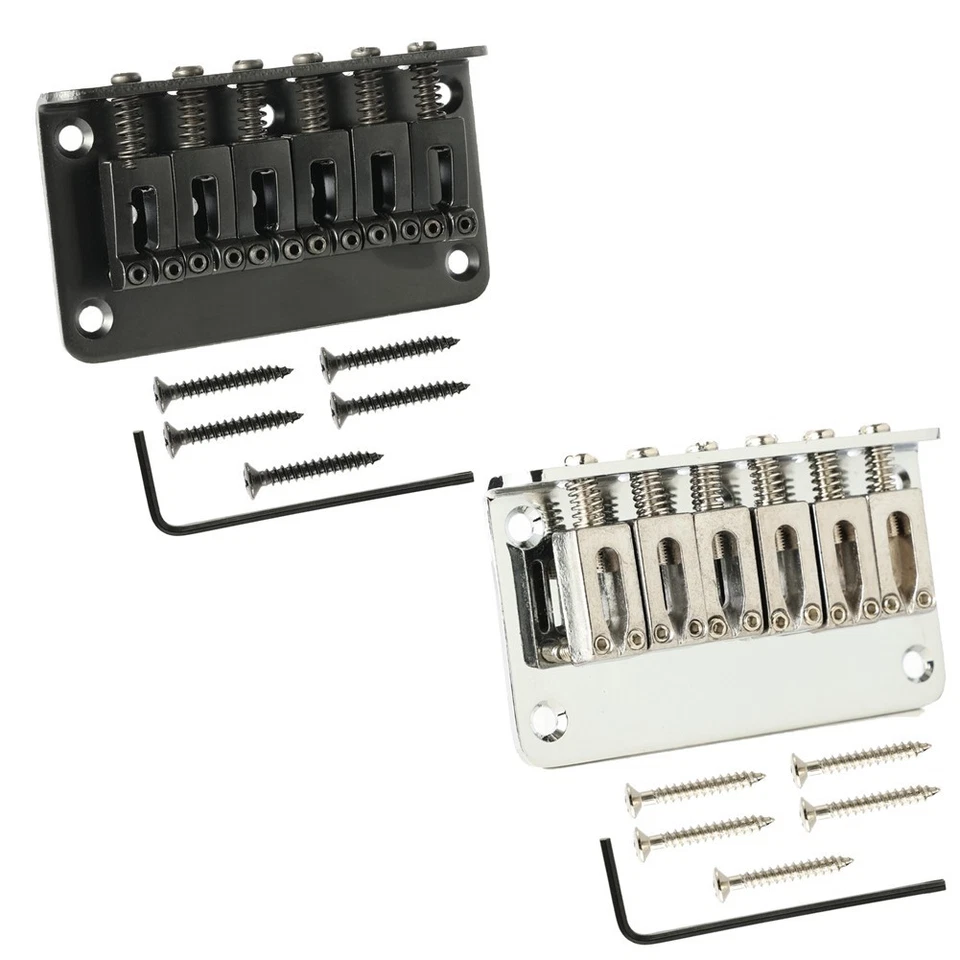Guitare électrique Hardtail Bridge utile en alliage de zinc 3,07 * 1,7 pouces 6 - Photo 1/4