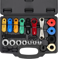 Fuel Line Disconnect Tool Set - Master Quick for AC black 