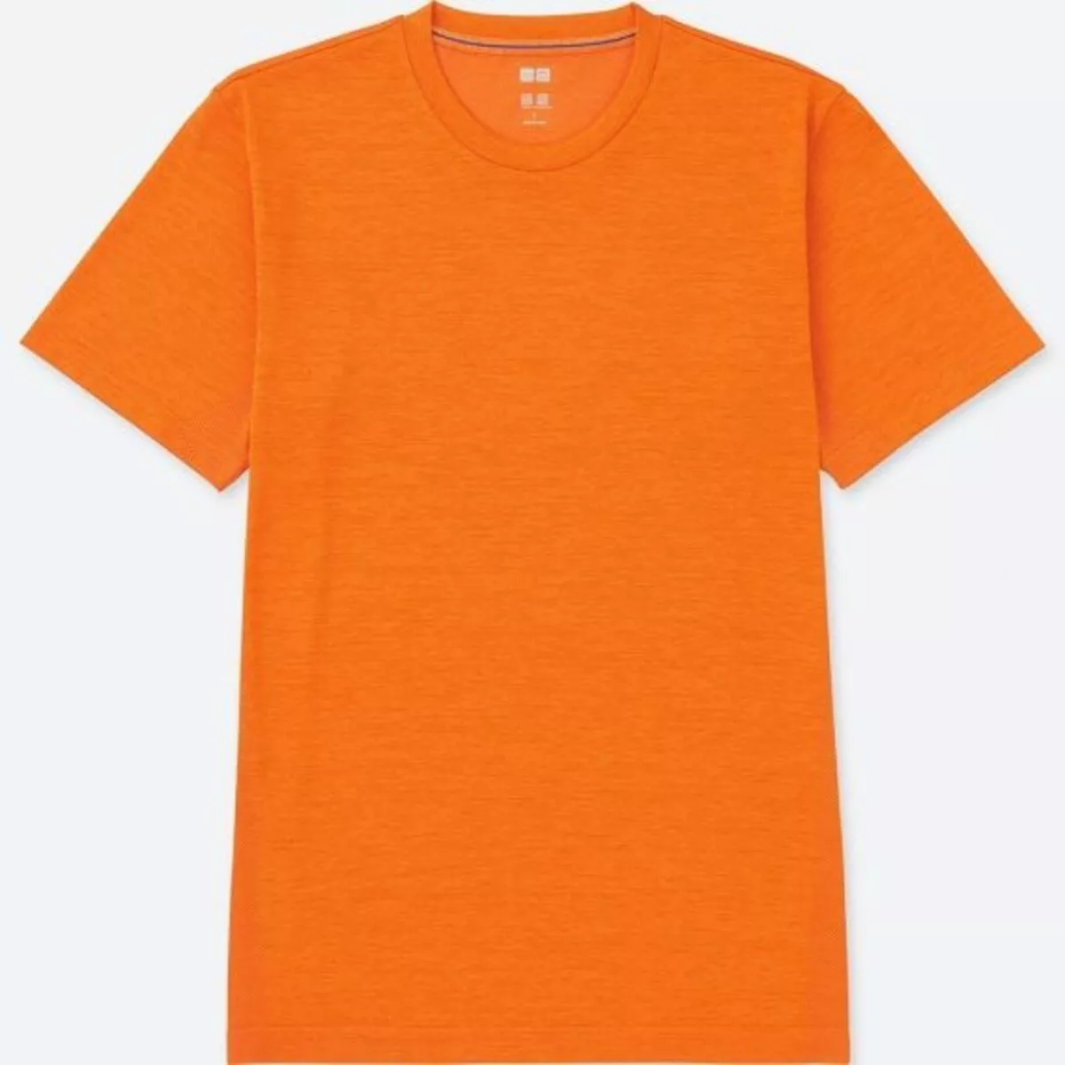 UNIQLO Men's Dry-EX Short Sleeve Fitness Athletic Crewneck T-Shirt S ORANGE  NWT!