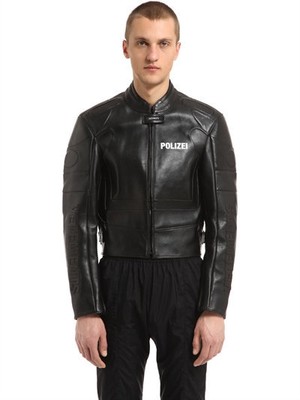 polizei jacket leather