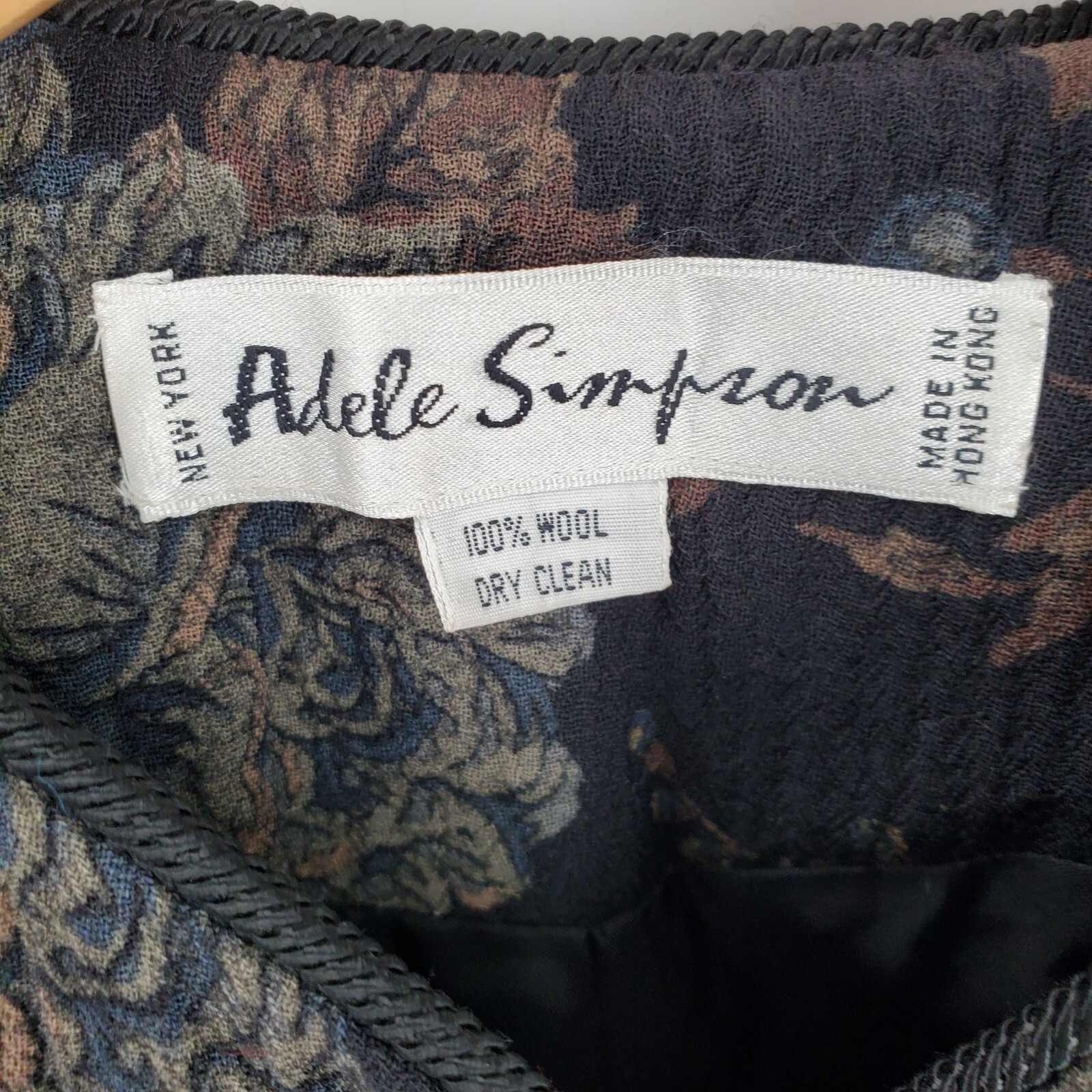 Vintage Adele Simpson Womens Jacket Wool Button F… - image 5