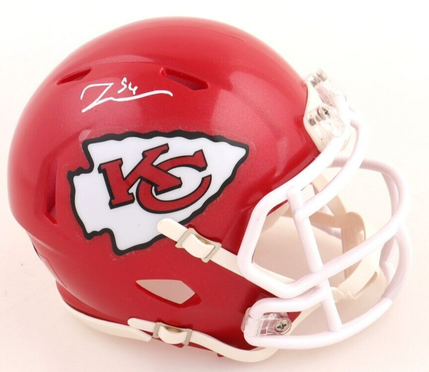 Leo Chenal Signed Kansas City Chiefs Speed Mini Helmet (Beckett
