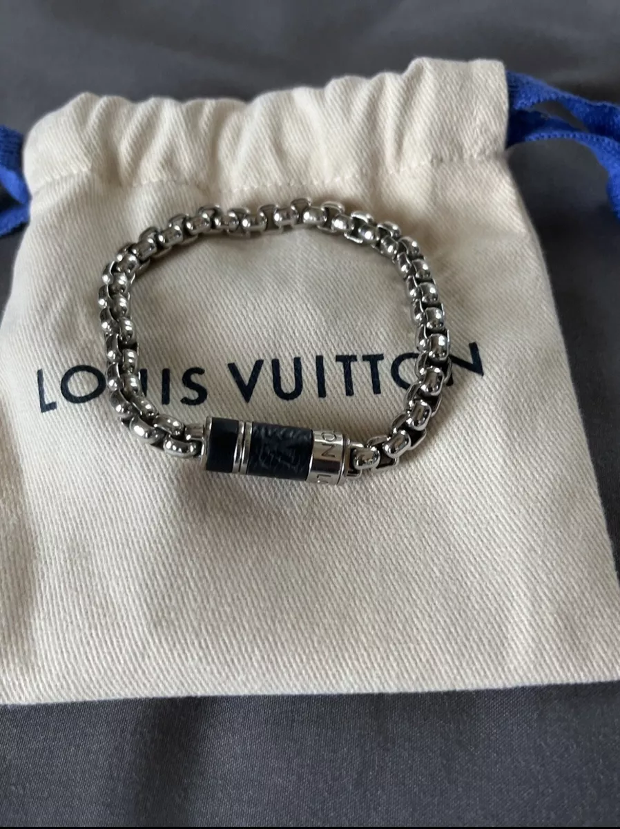 lv monogram chain bracelet