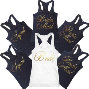 bride squad tank tops