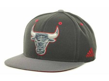 Chicago Bulls Adidas NBA Graystone Adjustable Snapback hat cap