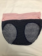 PLAYTEX 2 Maternity V-Front Hipster Panties PMVFHS Size 8 XL