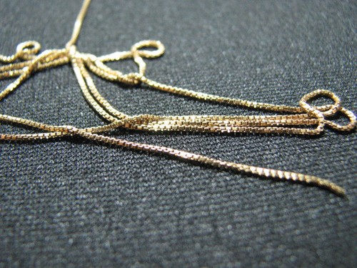 14K Goldfilled Box Chain Bulk on Spool 