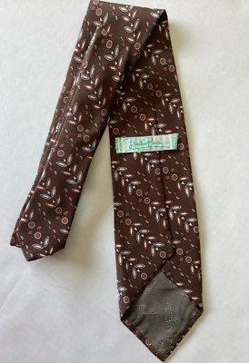 EMILIO PUCCI Vintage 100% Silk Necktie made in ITALY Men display picture 1