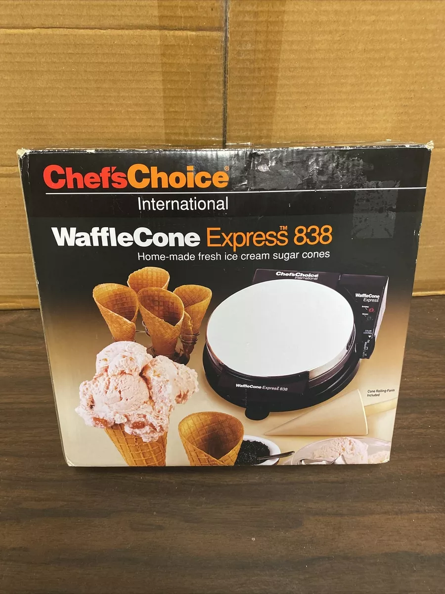 Chef's choice waffle cone express new arrivals