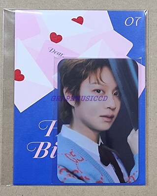 HEECHUL SUPER JUNIOR SMTOWN OFFICIAL MD 2023 ARTIST BIRTHDAY CARD