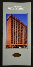 1980s Battle Creek Michigan Downtown Stouffer Hotel Vintage Travel Brochure MI