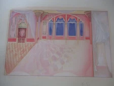 JOHN BERTRAND STANPHILL PAINTING 1970'S ABSTRACT SURREALIST INTERIOR MODERNISM