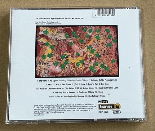 SIGNED Paul Rutherford Frankie Goes To Hollywood Welcome To The Pleasuredome CD - Picture 5 of 5