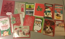 Mixed Lot of 13 Assorted Christmas Holiday Greeting Cards Premium New in Plastic