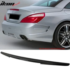 Fits 13-20 Benz SL-Class R231 D Style Rear Trunk Spoiler Wing Painted #040 Black