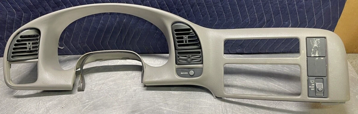 Gray Dash Radio Cluster Trim Bezel Vent Panel For 95-05 Chevy Astro / GMC Safari
