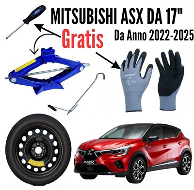Space Saver Spare Wheel 5 Holes 17 For Mitsubishi Asx Steel Wheel