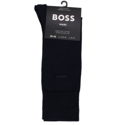 BOSS  Herren Socke Marc RS CC blau unifarben 50469843 401 dark blue