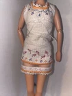 Vtg 1999 Barbie Generation Girl Dance Party Lara doll white dress replacement