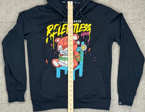 RS1NE Never Broken Relentless Love Men's Long Sleeve Hoodie Size Small - Picture 7 of 11