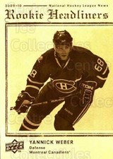 2009-10 Upper Deck Rookie Headliners #10 Yannick Weber