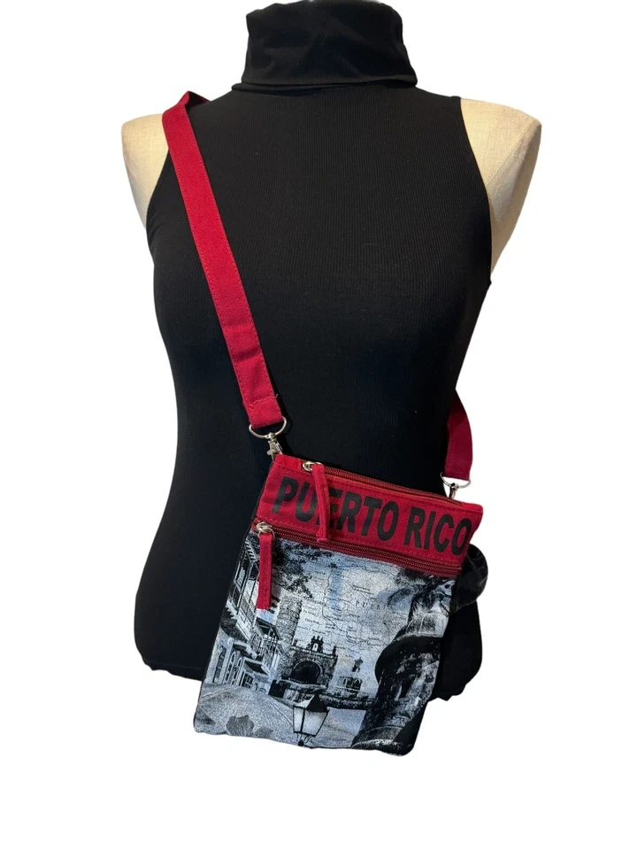 Robin Ruth Cross body bag With Print Of Puerto Rico Street New - Image 2 of 4