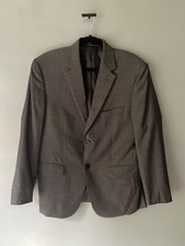 Kenneth Cole Awearness Charcoal Men's 40 Short Lined Sportscoat Jacket Classic