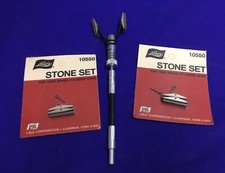 Lisle Qty 1 - Used 10500 Brake Cylinder Hone And Qty 2 New Stone Sets Lisle Qty 1 - Used 10500 Brake Cylinder Hone And Qty 2 New Stone Sets