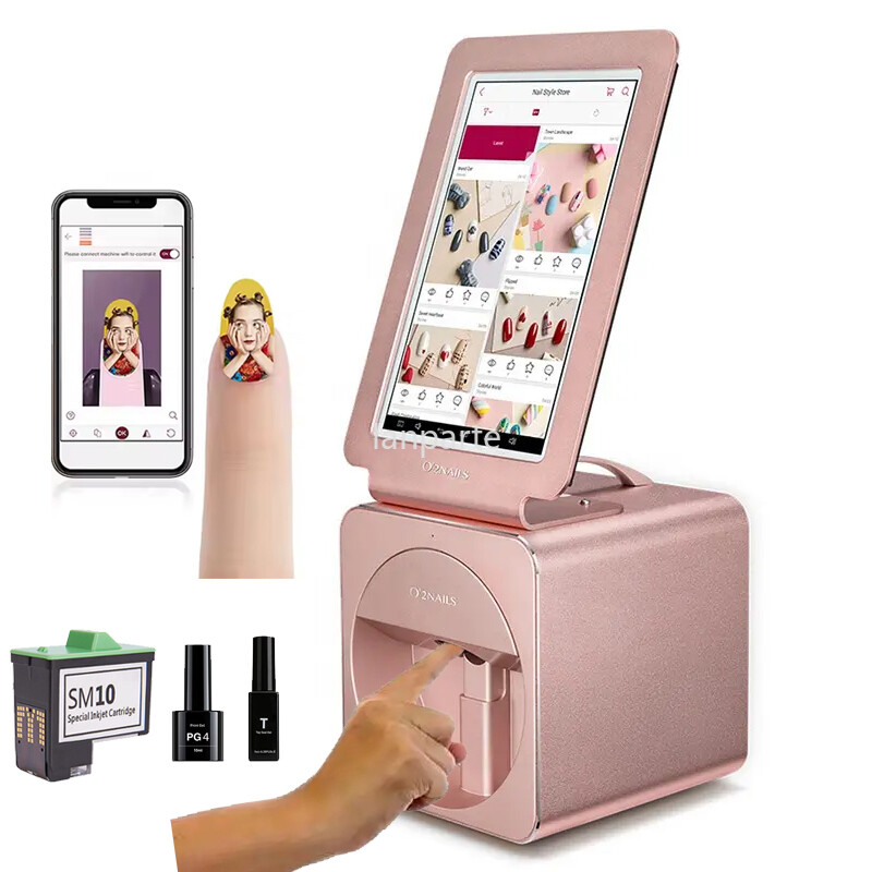 O'2NAILS Nail Art Printer Machine APP Pattern Touch Screen Nail