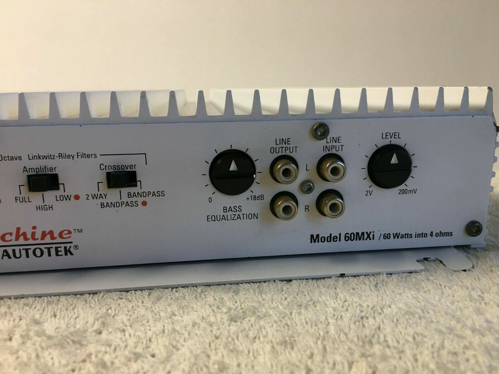 Mean Machine by Autotek Old School Car Audio Power Amplifier 60MXI 60