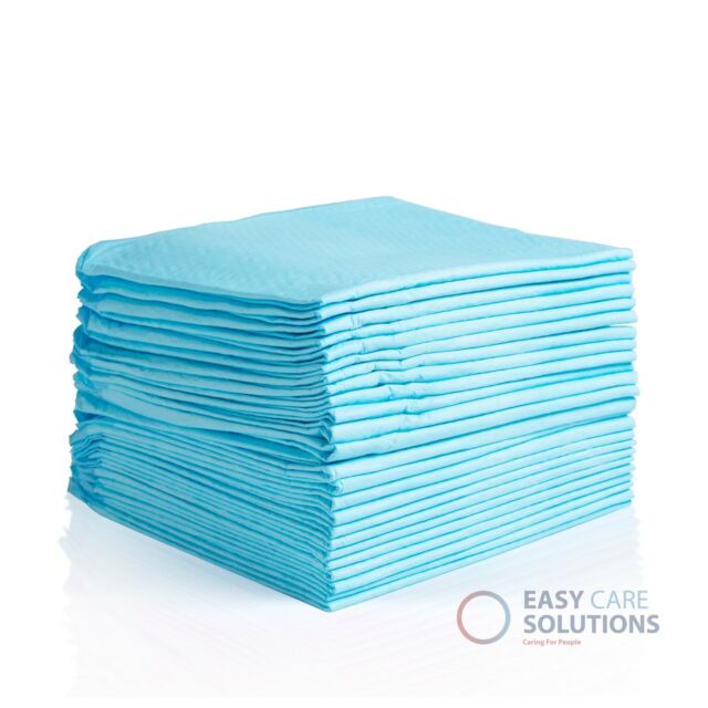 100 x Disposable Incontinence Bed Pads Protection Sheets 40 x 60 cm