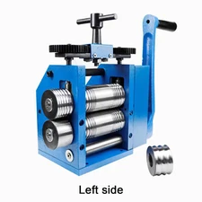 Manual Combination Rolling Mill Machine 3"75MM Jewelry Press Tabletting DIY Tool