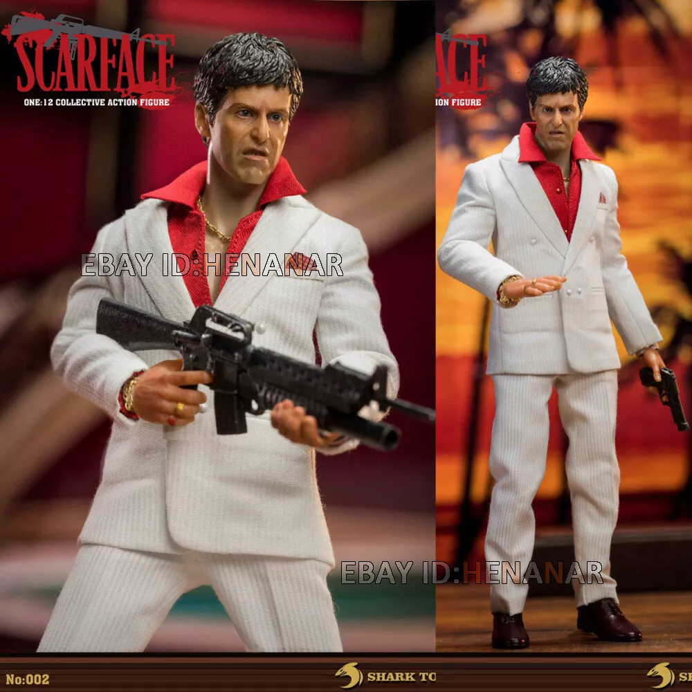SHARK TOYS 001A 1/12 Scarface Furious Tony Montana Alfredo Pacino 6in Figure