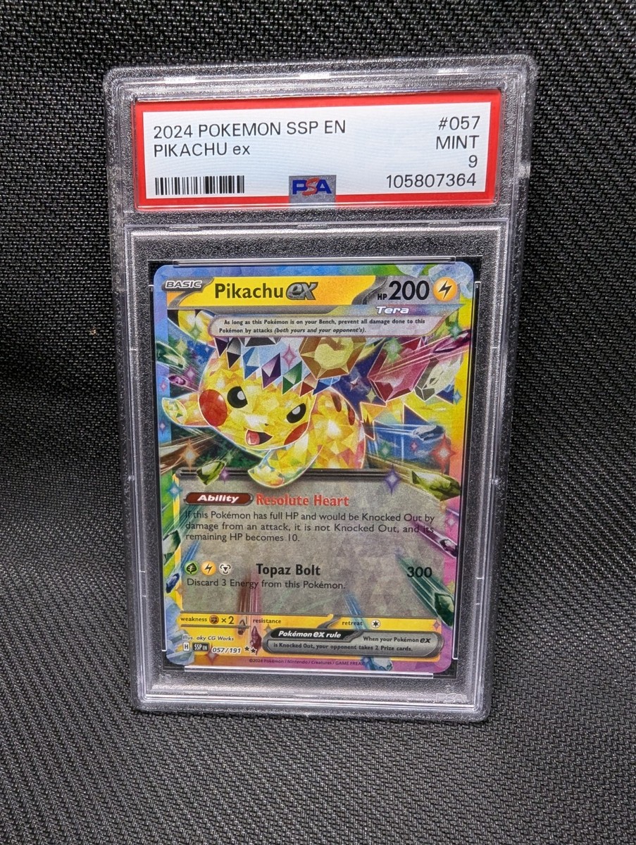 Pikachu ex 057/191 Sv08: Surging Sparks Holo for sale online | eBay