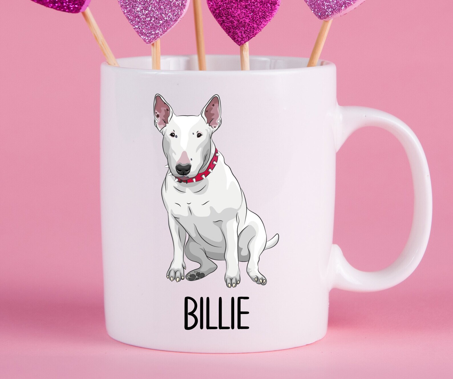 Personalized Bull Terrier Mug Bull Terrier Gift Ideas Bull Terrier Cup Gifts For
