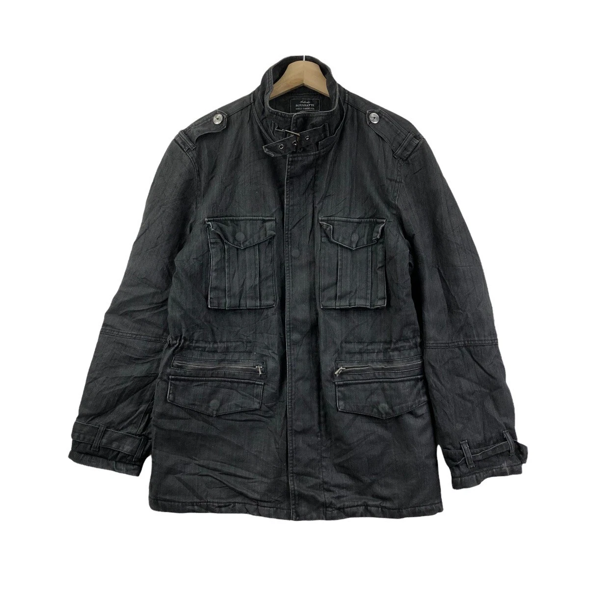 Vtg ROUSHATTE JAPAN TACTICAL Shell Garments Military Chore Jacket