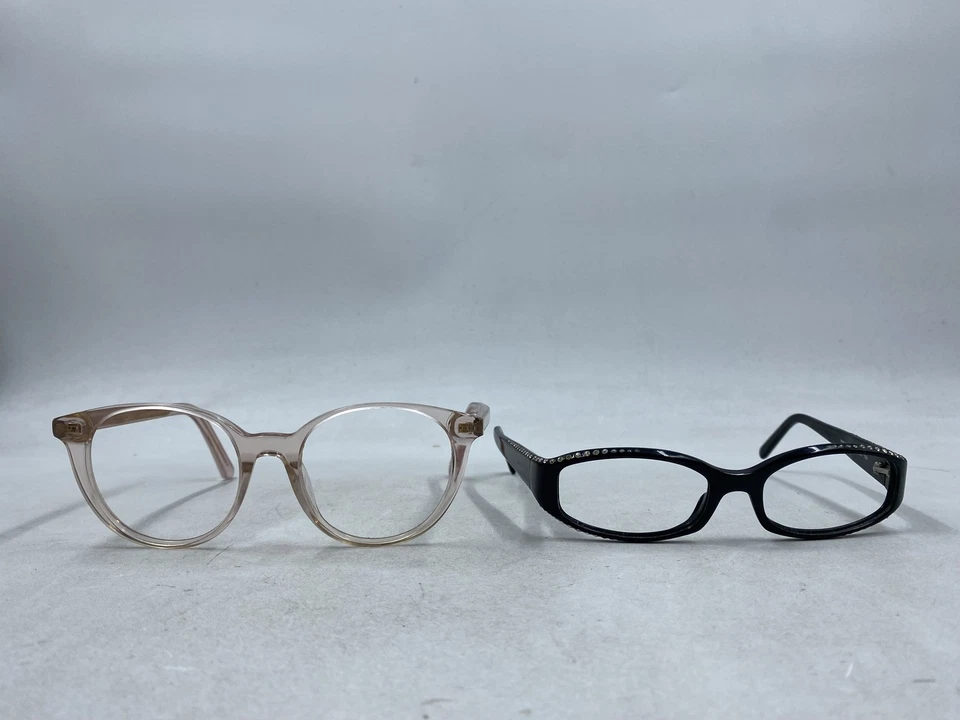 Christian Dior X Prada Bundle Multicolor Clear Black Round Oval Eyewear Glasses - Image 2 of 4