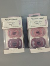 Tommee Tippee Ultra-Light Pacifier 6-18m 4-Pack Silicone Steri Case