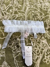 Victortia  s Secret For Love And Lemons Fiorella Bridal Leg Garter OS