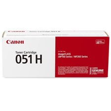Canon Genuine Toner Cartridge 051 H High Capacity Black 2169C001