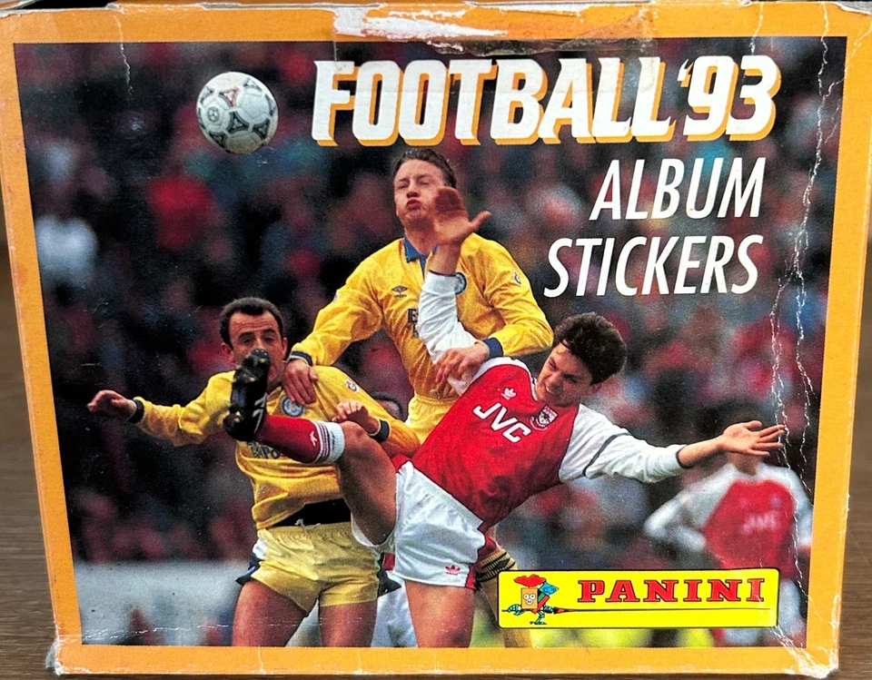Panini Football 93 Premier League 1993 5 Large Stickers Unopened Sealed Pack - Image 4 of 4