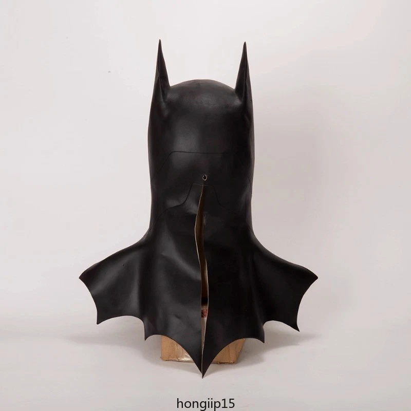 Batman The Flash Film Headwear Mask Latex Black Cosplay  Halloween New Gift Prop - Image 4 of 4