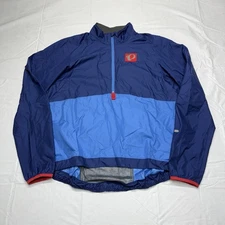 Pearl Izumi Select Cycling Pullover Windbreaker Half Zip Long Sleeve Sz L